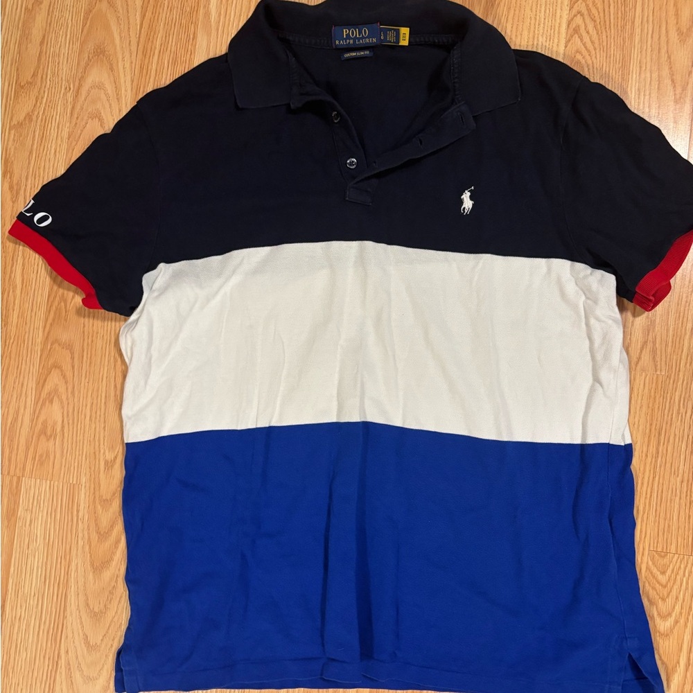 Ralph Lauren Men's Tricolor Polo Shirt